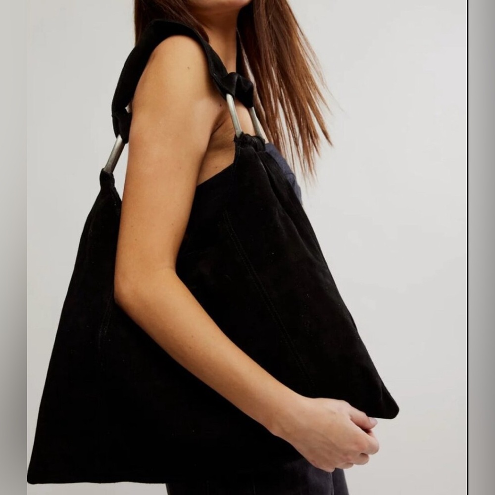 Free People Bobbi Slouch Suede Tote